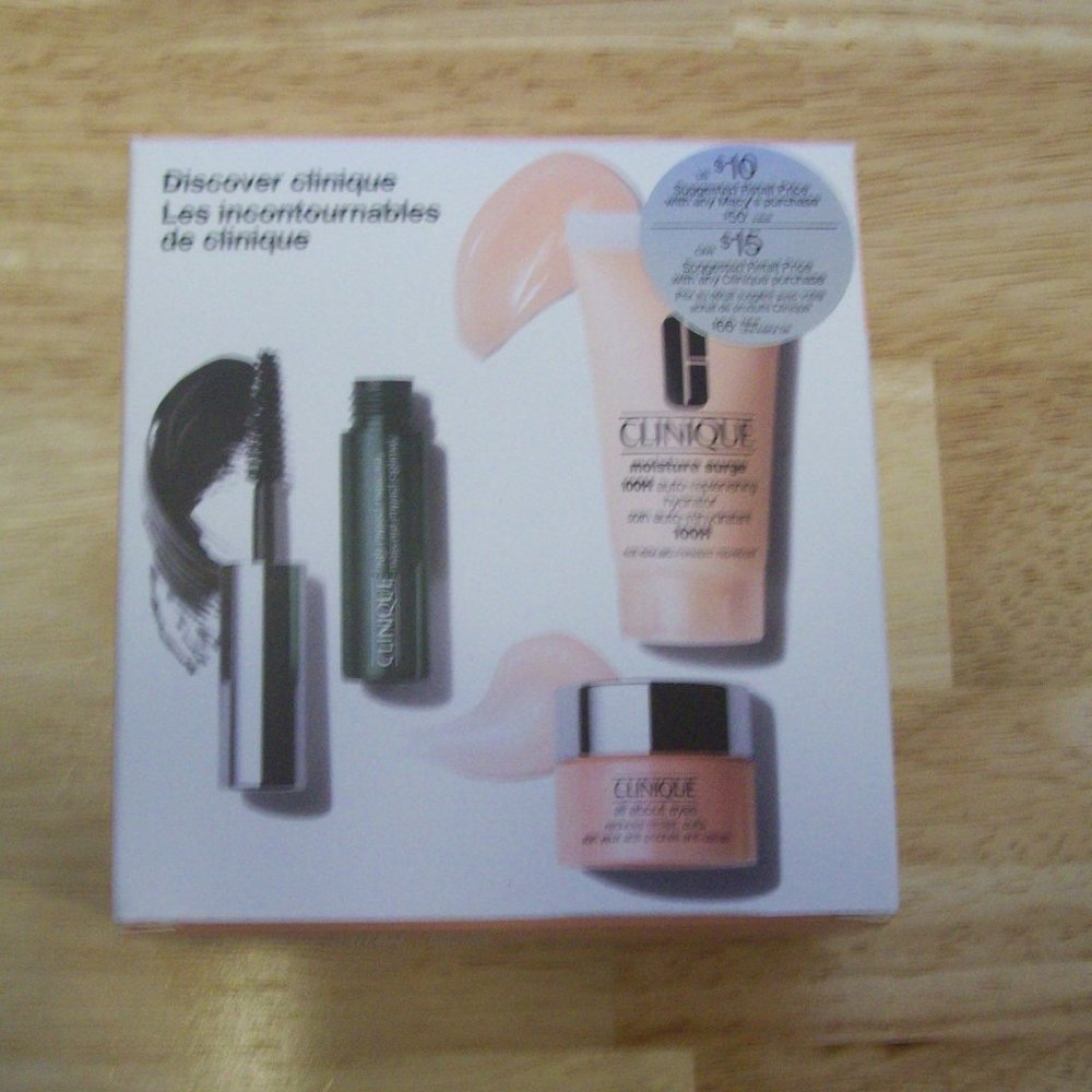 Clinique 3-Pc. Discovery Kit, New in Original Packaging, Clinique